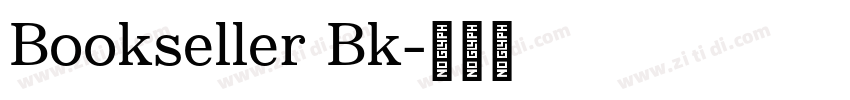 Bookseller Bk字体转换